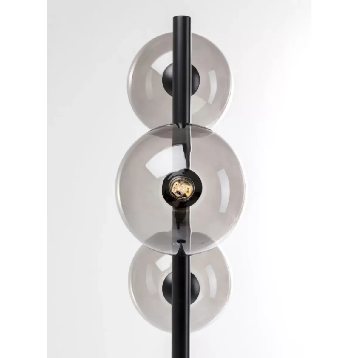 KARE Design Stehleuchte Three Balls Matt Schwarz 160Cm- Steh & Bodenleuchten