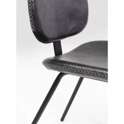 KARE Design Stuhl Barber Schwarz- Stühle