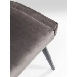 KARE Design Stuhl Black Marshall Velvet Grau- Stühle