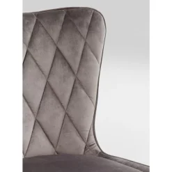 KARE Design Stuhl Black Marshall Velvet Grau- Stühle