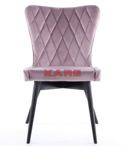 KARE Design Stuhl Black Marshall Velvet Rose- Stühle