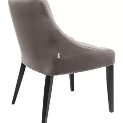 KARE Design Stuhl Black Mode Velvet Grau- Stühle