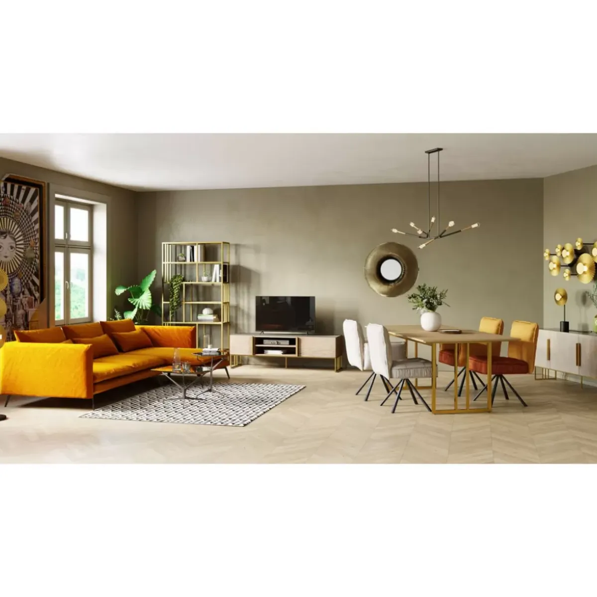 KARE Design Stuhl Chelsea Grau- Stühle