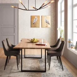 KARE Design Stuhl East Side Braun- Stühle