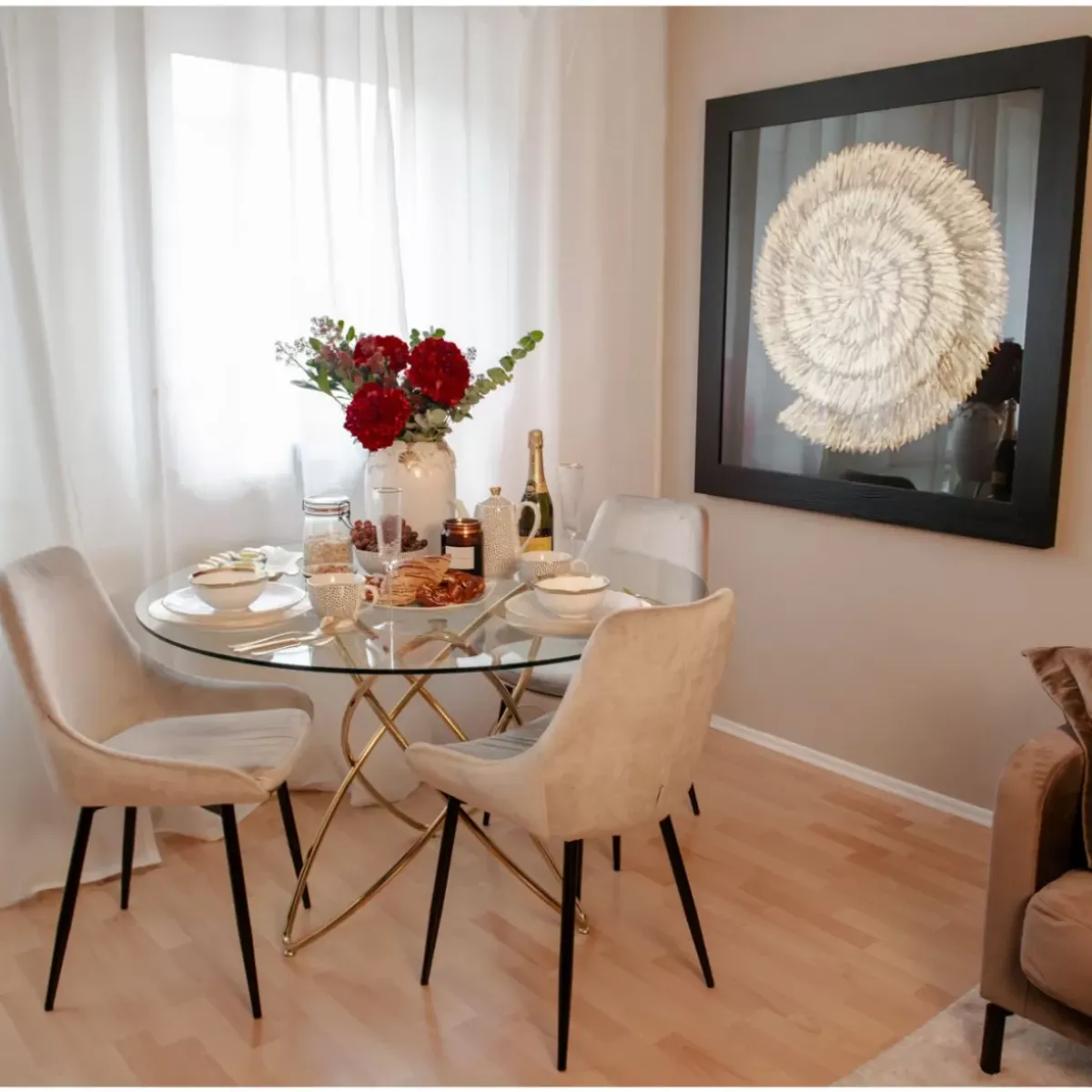 KARE Design Stuhl East Side Champagne Xl- Stühle