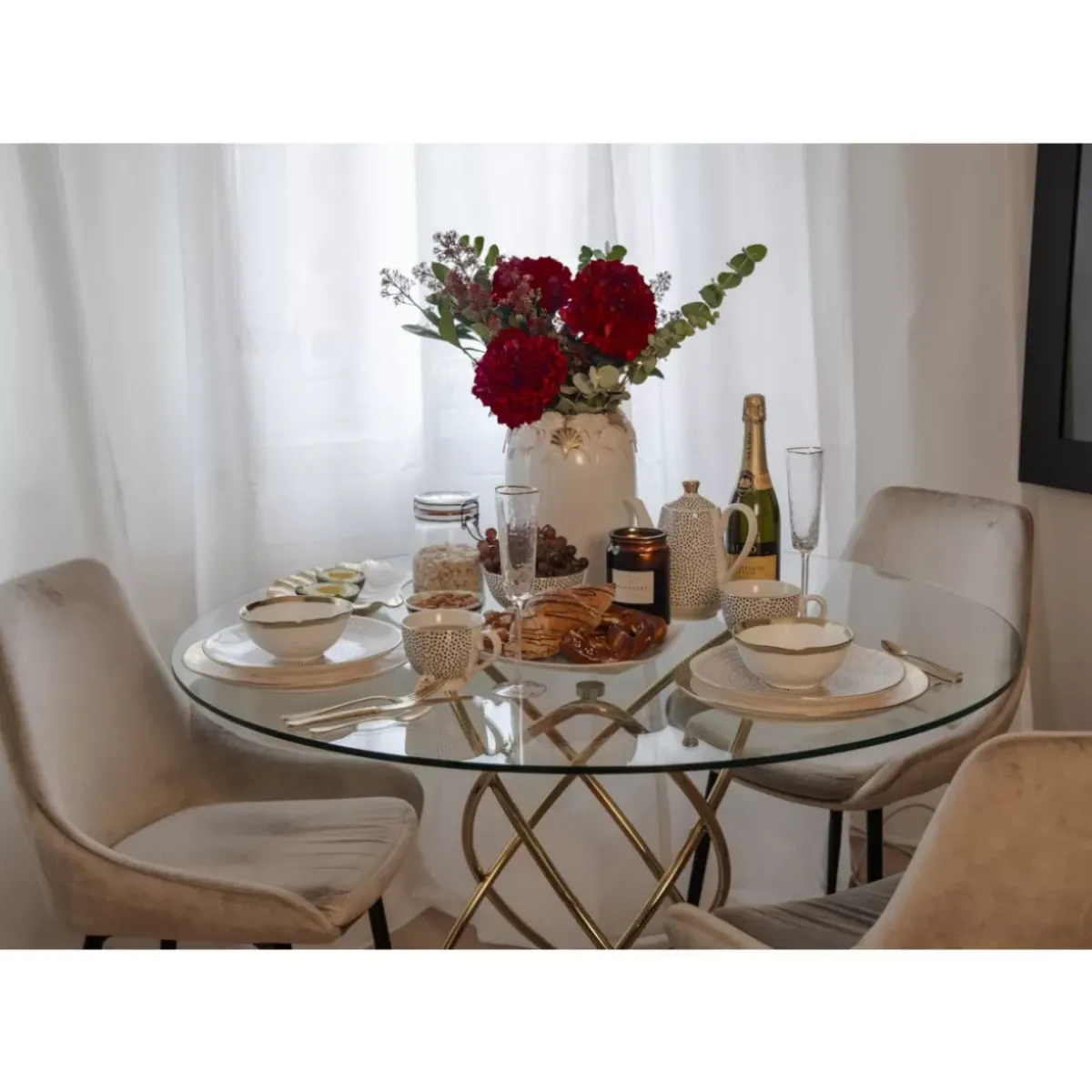 KARE Design Stuhl East Side Champagne Xl- Stühle