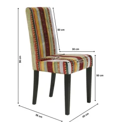 KARE Design Stuhl Econo Very British- Stühle