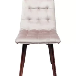 KARE Design Stuhl Moritz Velvet Silbergrau- Stühle