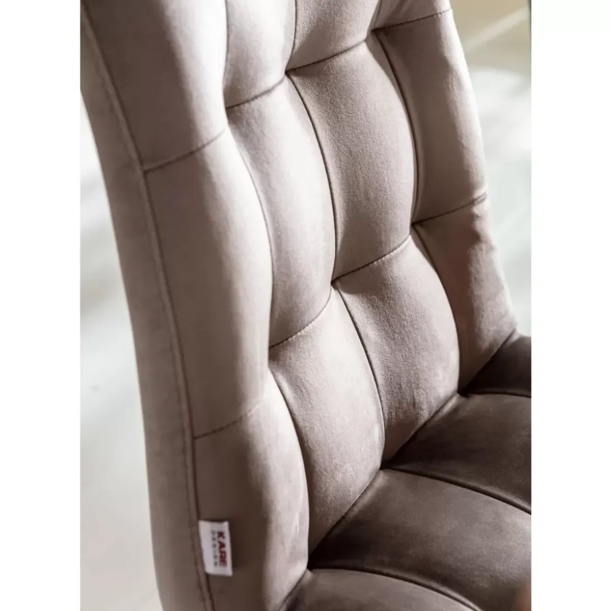 KARE Design Stuhl Moritz Velvet Silbergrau- Stühle