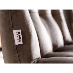 KARE Design Stuhl Moritz Velvet Silbergrau- Stühle