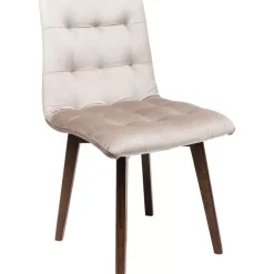 KARE Design Stuhl Moritz Velvet Silbergrau- Stühle