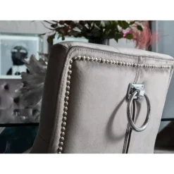 KARE Design Stuhl Prince Velvet Grau- Stühle