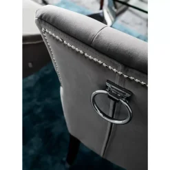 KARE Design Stuhl Prince Velvet Grau- Stühle