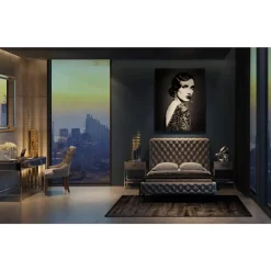 KARE Design Stuhl Prince Velvet Grau- Stühle