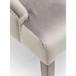KARE Design Stuhl Prince Velvet Grau- Stühle
