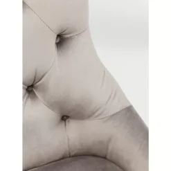 KARE Design Stuhl Prince Velvet Grau- Stühle