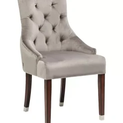 KARE Design Stuhl Prince Velvet Grau- Stühle