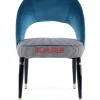 KARE Design Stuhl Samantha Petrol- Stühle