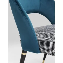 KARE Design Stuhl Samantha Petrol- Stühle