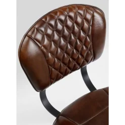 KARE Design Stuhl Samba Leder Braun- Stühle