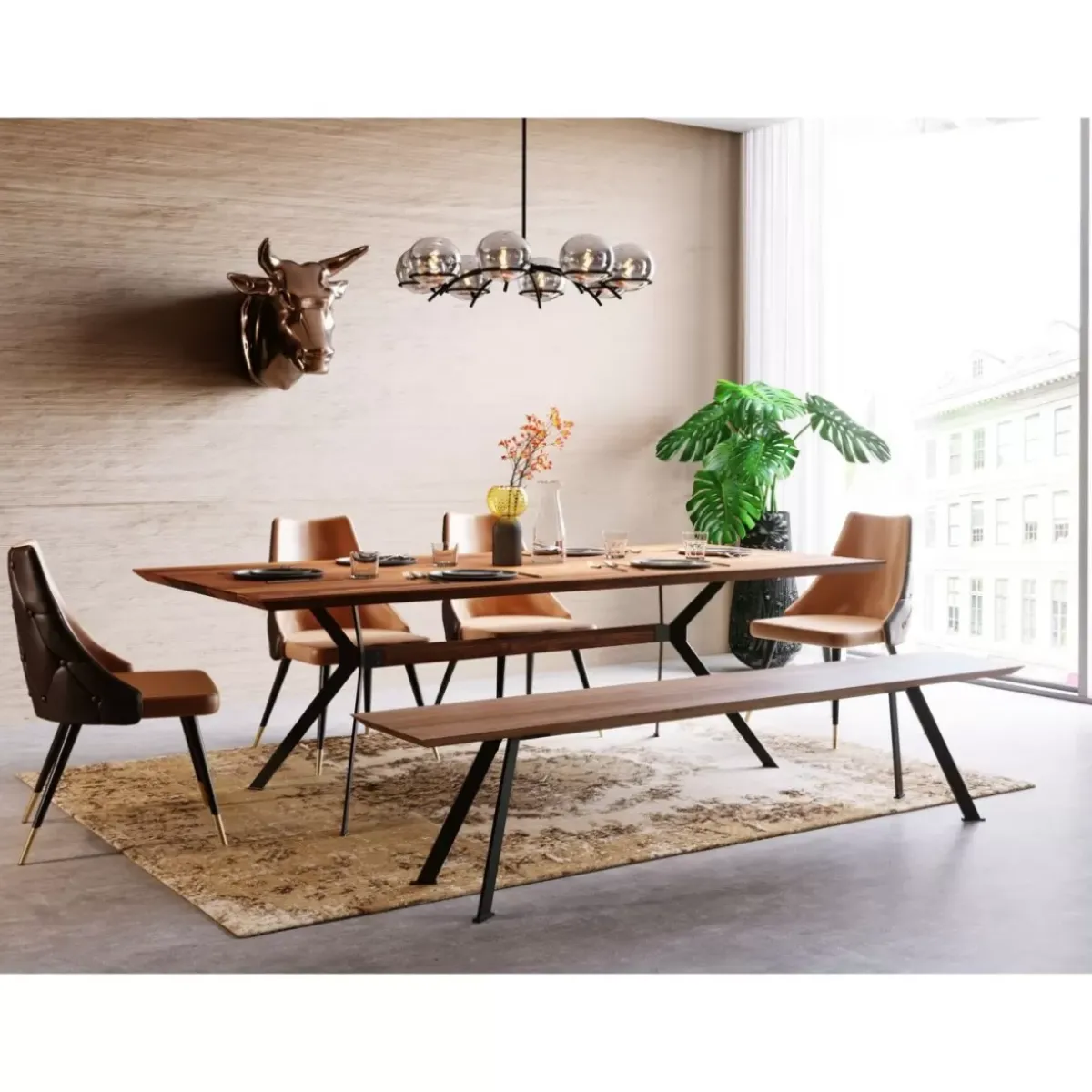 KARE Design Stuhl Urban Desire Braun- Stühle