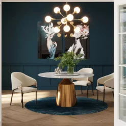 KARE Design Teppich Cosy Ocean O200Cm- Teppiche