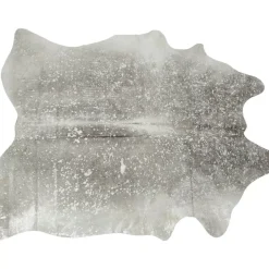 KARE Design Teppich Hide Acid Wash Silber- Teppiche