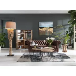 KARE Design Teppich Kelim Ornament Turkis 200X300Cm- Teppiche