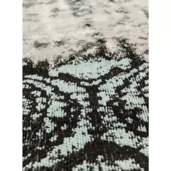 KARE Design Teppich Kelim Ornament Turkis 170X240Cm- Teppiche