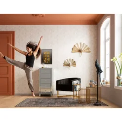 KARE Design Teppich Kelim Pop Rockstar 170X240Cm- Teppiche