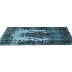 KARE Design Teppich Kelim Pop Turquoise 200X300Cm- Teppiche