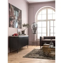 KARE Design Teppich Ornamento Anthrazit 170X240Cm- Teppiche