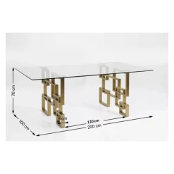 KARE Design Tisch Boulevard 200X100Cm- Tische