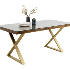 KARE Design Tisch Conley Cross Brass 180X90Cm- Tische