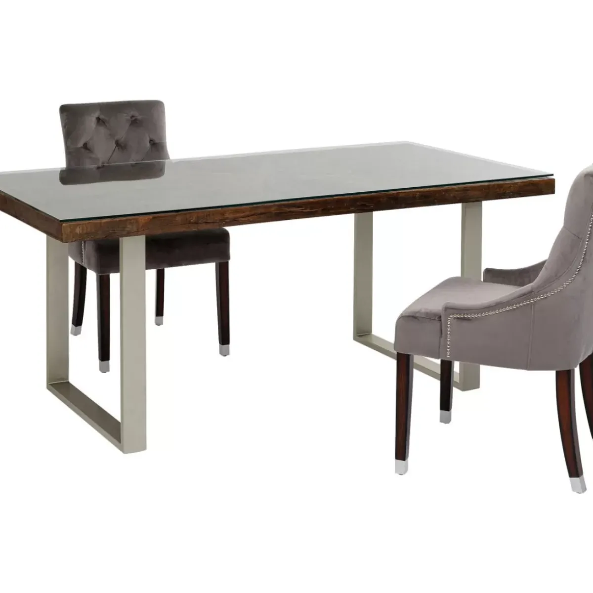 KARE Design Tisch Conley Silber 180X90- Tische