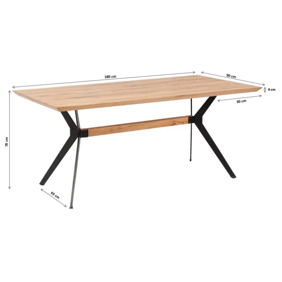 KARE Design Tisch Downtown 180X90Cm- Tische