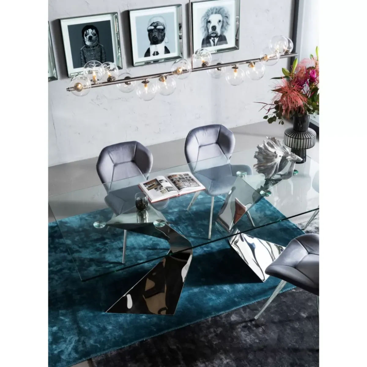 KARE Design Tisch Gloria Chrome 200X100Cm- Tische