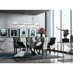 KARE Design Tisch Gloria Chrome 200X100Cm- Tische