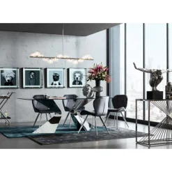 KARE Design Tisch Gloria Chrome 200X100Cm- Tische