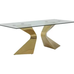 KARE Design Tisch Gloria Gold 200X100Cm- Tische