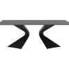 KARE Design Tisch Gloria Keramik Schwarz 200X100Cm- Tische