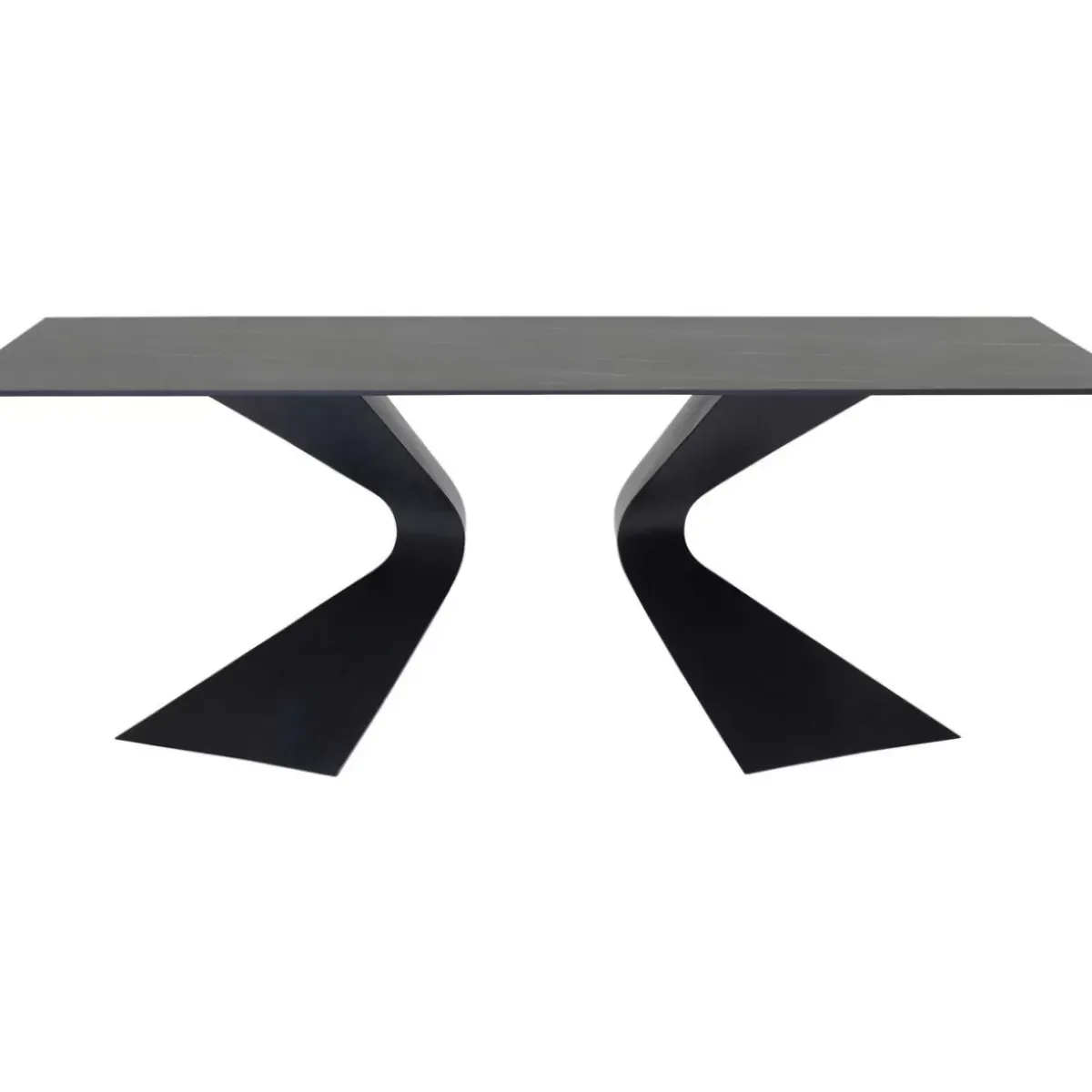 KARE Design Tisch Gloria Keramik Schwarz 200X100Cm- Tische
