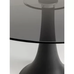 KARE Design Tisch Grande Possibilita Smoke Glas O110Cm- Tische