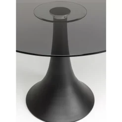 KARE Design Tisch Grande Possibilita Smoke Glas O110Cm- Tische