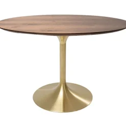 KARE Design Tisch Invitation Set Walnus Messing O120Cm- Tische