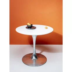 KARE Design Tisch Invitation Set Weiss Zink O90Cm- Tische