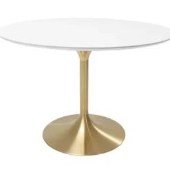 KARE Design Tisch Invitation Set Weis Messing O120Cm- Tische