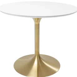 KARE Design Tisch Invitation Set Weis Messing O90Cm- Tische