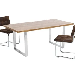 KARE Design Tisch Jackie Eiche Chrom 160X80- Tische