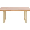 KARE Design Tisch Jackie Eiche Messing 160X80- Tische